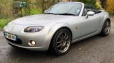 avant coté décapoté mazda mx-5 2.0 grise