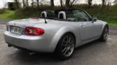 coté droit arriere décapoté mazda mx-5 2.0 grise