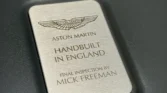 Aston Martin V8 Vantage 2006 plaque handmade