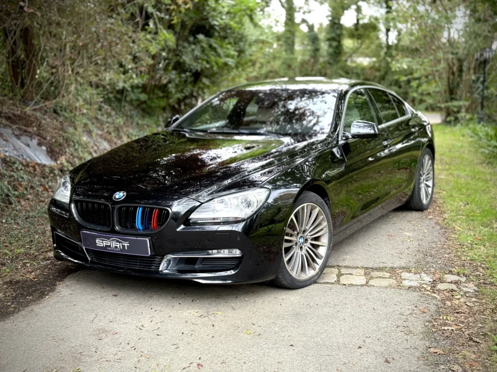 BMW 640i gran coupe coté face