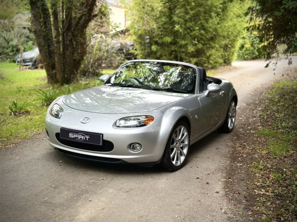 Mazda Mx5 NC sunlight silver paysage