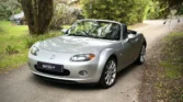 Mazda Mx5 NC sunlight silver paysage