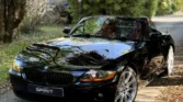 BMW Z4 E85 noire face avant