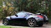 Nissan 350z noire ph2 Coté