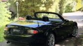 Mazda Mx5 NC noire coté arrière