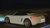 Porsche 981 Spyder arrière nuit