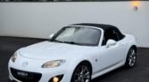Mazda Mx-5 NCFL 1.8 blanc coté avant capote