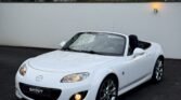 Mazda Mx-5 NCFL 1.8 blanc coté avant portrait