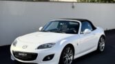 Mazda Mx-5 NCFL 1.8 blanc portrait soleil